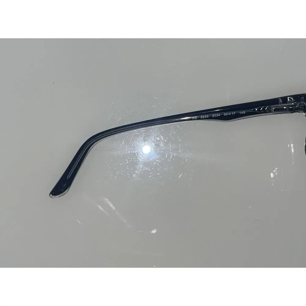 Ray-Ban RB5245 2034 Eyeglasses Black on Transparent frames only W/case 54mm lens